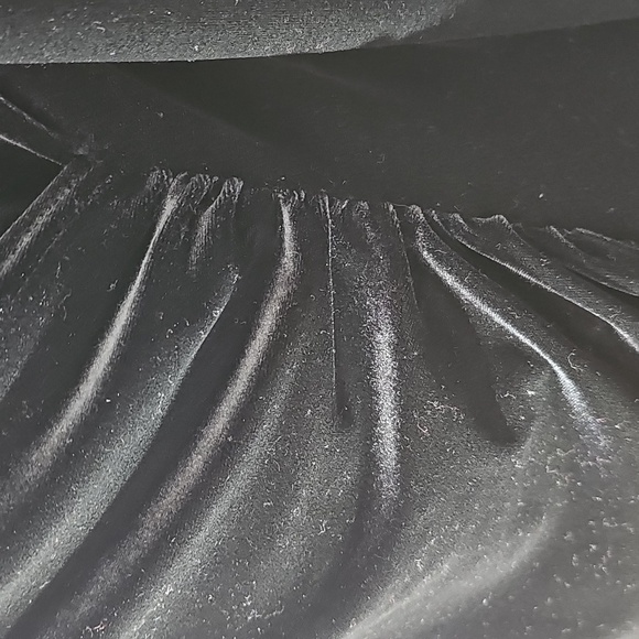 Ronni Nicole Black Sheath Dress V-Neck Goth Romantic. sz 10. Long Sleeves. - Picture 3 of 7